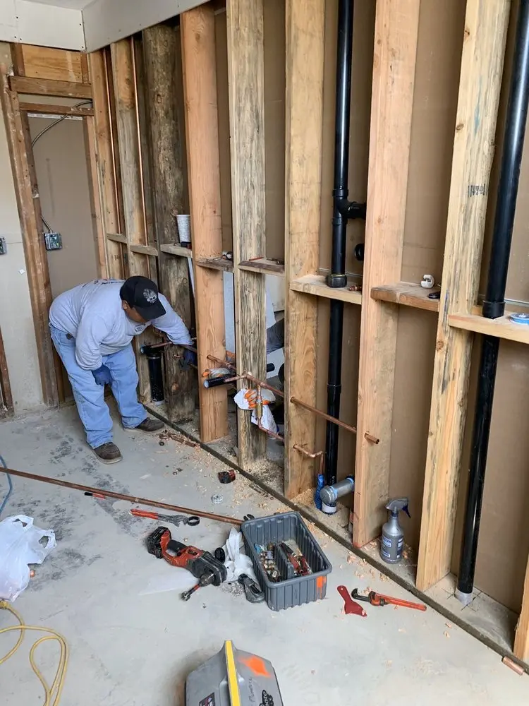 Commercial rough-in plumbing for Trenchless Sewer Repair in Wesley Chapel